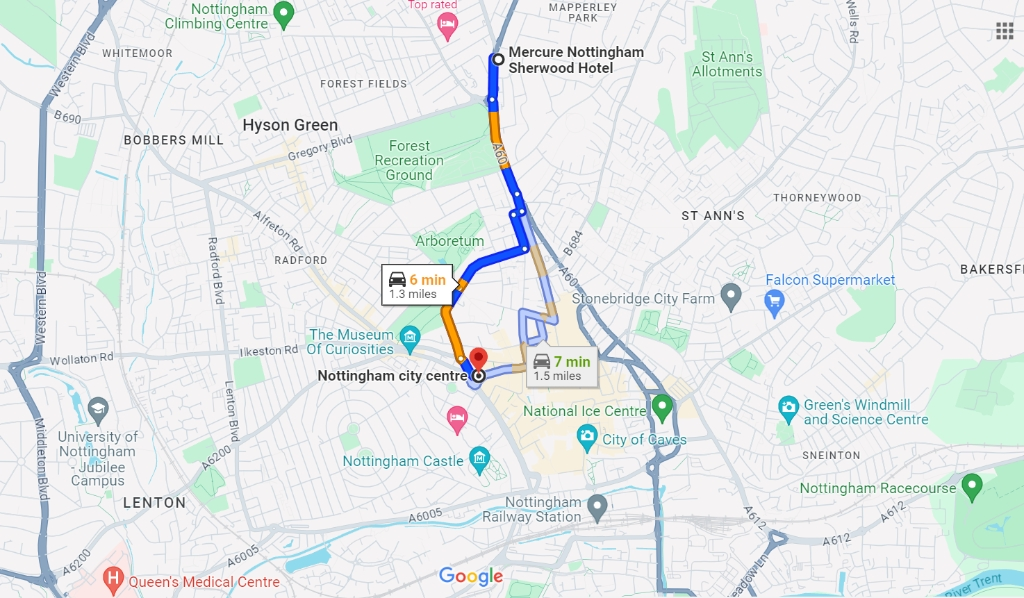 Mercure Nottingham Sherwood